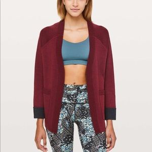 Lululemon Reverse Me Cardigan